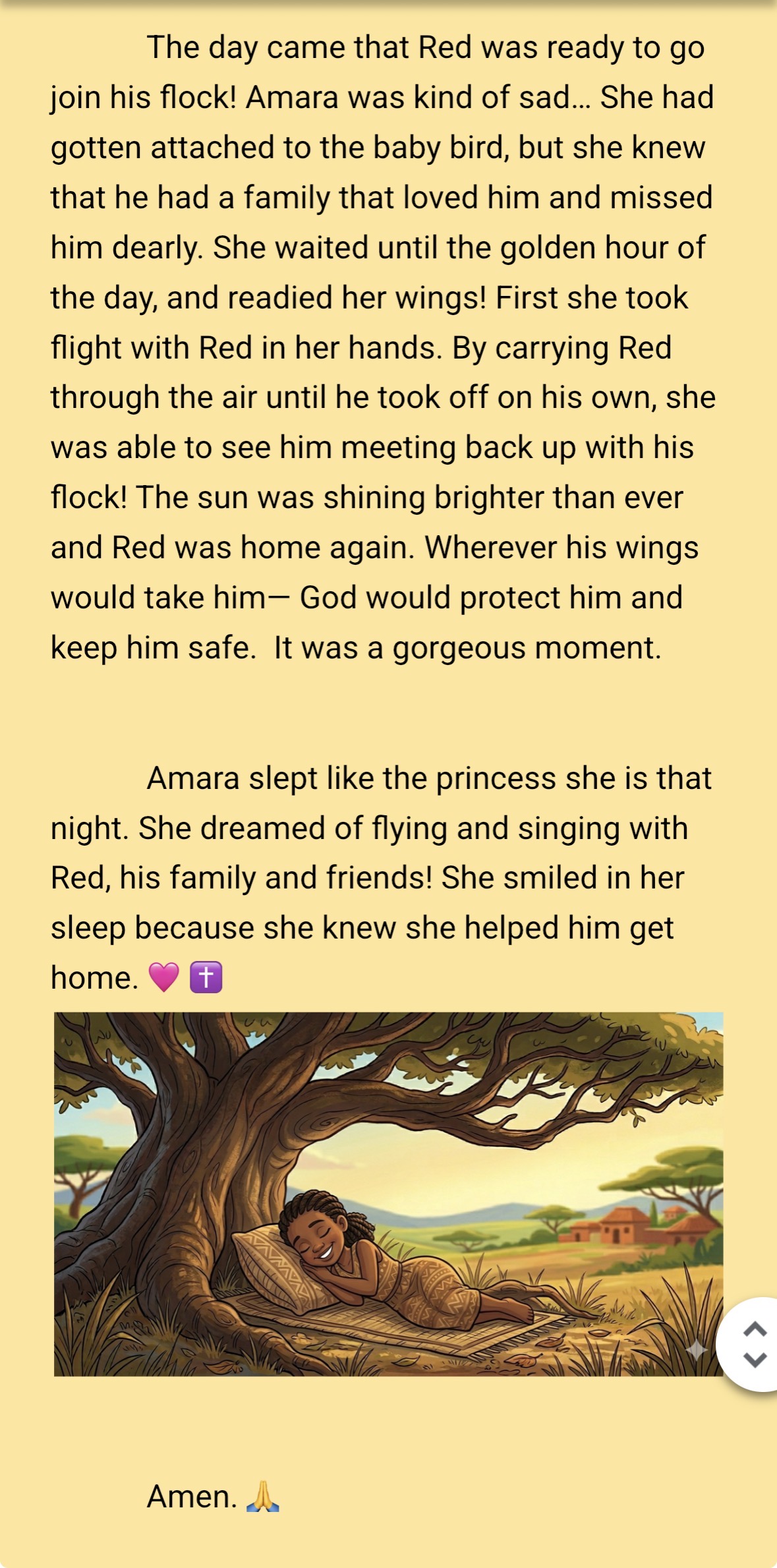 Amara story panel 3